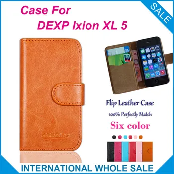 Ixion XL 5 DEXP Prípade Nového roku 2016 položky výrobnú Cenu Flip Kožený Kryt Pre DEXP Ixion XL 5 Puzdro+sledovacie číslo