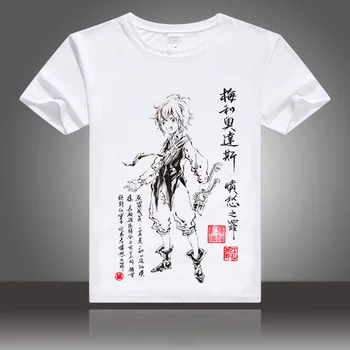 Japonsko, Anime Sedem smrteľných hriechov Cosplay t-shirt Elizabeth Liones mužov tričko atrament maľovanie na bavlnené Tričká Topy