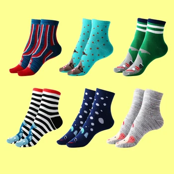 Japonsko Tvorivé Ilustrácia Ponožky Kawaii Ženy Mora - Ryby Cartoon Dlhé Ponožky Novinka Čistej Bavlny Neutrálne Ponožky