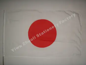 Japonsko Vlajka 150X90cm (3x5FT) 115g 100D Polyester Dvakrát Prešité Vysokej Kvality Doprava Zadarmo