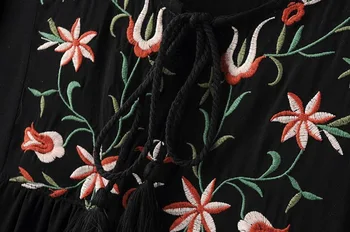 Japonské Kimono Boho Ročníka Slovenského Etnického Retro Rockabilly Vyšívané Bavlnené Obliečky Tunika Tunique Femme, Blúzky, Dámske Topy