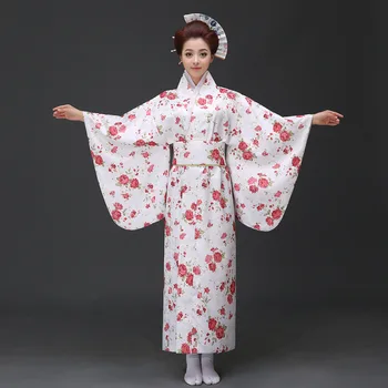 Japonské Tradičné Šaty S Dlhým Rukávom Žena Japonské Kimono Ženy Yukata Strany Cosplay Kostým Japonskej Národnej Župan 89