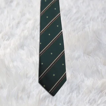 Japonský JK uniformy Príslušenstvo Červená / modrá / zelená hviezdy prekladané Krku kravatu