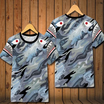 Japonský príliv značky Creative zakrývanie tlač unisex krátke sleeve t-shirt Leta 2018 priedušná kvalitné tričko mužov S-6XL