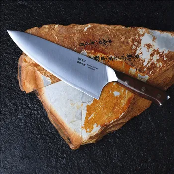 Japonský štýl Hap-40 Ocele kuchyne šéfkuchára nôž Sandiron dreva rukoväť mäso sekací nástavec nôž doprava zadarmo 28