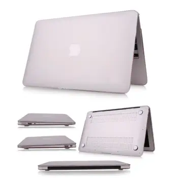 Jasné, Crystal prenosné púzdro pre apple Macbook Air 11 12 13 pro retna 15without logo ping