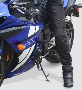 Jazda Kmeňa Motocyklové Nohavice mužov a žien elastis džínsy Racing džínsy ochranné nohavice kvalitné priedušné nohavice