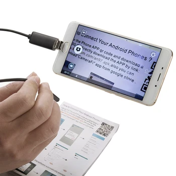 JCWHCAM 7MM HD Android Endoskopu Fotoaparát Had Potrubia Kontrola Pre Smartphone PC 1M 2M 5M 10 M Kábel Usb Endoskop Kameru Vodotesná