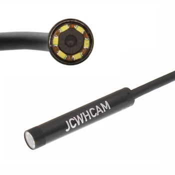 JCWHCAM USB Mobile Endoskopu Android 7MM Objektív 5M Had Fotoaparát Vodotesný Inšpekcie Borescope Pre Notebook OTG/UVC So 6 led