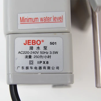 JEBO 3.5 W 220V-240V Mini Akvárium Power Filter Zavesiť Na Slim Filter Vodopád Cirkulácie Vody Externý Filter pre akvárium 501