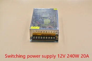 Jeden výstup regulovaný 240W 20A 12V LED monitorovanie lampa s Modulom pre cnc diy prepínanie napájania 1pcs