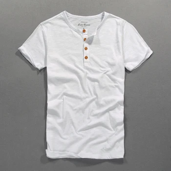 Jedinečný dizajn, krátky rukáv letné biele tričko mužov značky muži móda tričko slim fitness t-shirt mens drop shipping košieľka