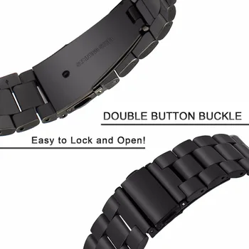 Jedinečný Nehrdzavejúcej Ocele Watchband +Nástroj pre Samsung Výstroj S3 Klasické Hranici R760/R770 Športové Smart Hodinky Kapela Kovový Pásik na Zápästie