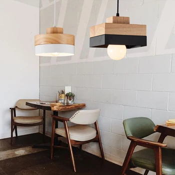 Jednoduché, moderné Nordic Reštaurácia, Bar, Kaviareň Moderné osobnosti dreva štúdia obývacia izba, balkón Železa Luster