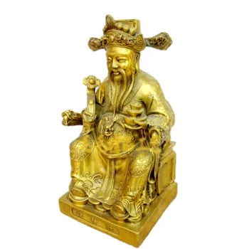 Jemné medi ingot úcta k Bohu Boh bohatstvo, Buddha sedel mosadze, šťastie, šperky