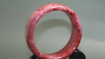 Jemný Čínsky jades náramok 61mm vnútorný priemer červený náramok doprava Zadarmo