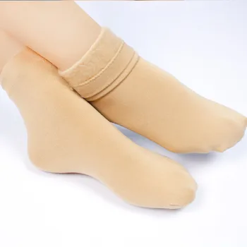 Jesenné a zimné plus velvet ponožky zahusťovanie ponožky zimné hrúbkou tepelnej incarcerators spacie ponožky žena hrubé ponožky