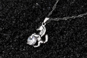 JEXXI 2017 Trendy Kôň Dizajn Prívesok 925 Sterling Silver Módne Šperky Kubický Zirkón Náhrdelníky Náušnice Pre Ženy, Svadobné Nastaviť
