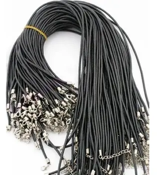 JEXXI Veľkoobchod 100ks 18-palcové skryť náhrdelník lano kožený náhrdelník lano veľkoobchod doprava zadarmo