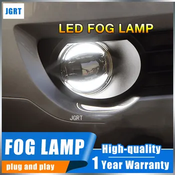 JGRT Pre Ford hmlové svetlá+LED DRL+turnsignal svetlá Auta Styling LED Svetlá pre Denné svietenie LED hmlové svetlomety