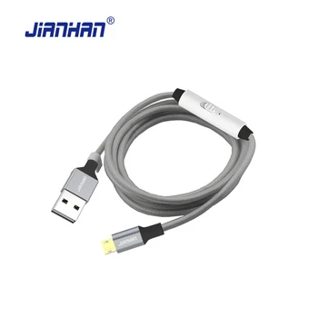 JianHan Rýchle Nabíjanie USB 2.0 Micro USB Kábel na Synchronizáciu Údajov Káble USB A Male Micro-B pre Xiao Sansumg Galaxy S4, Sony, LG Android