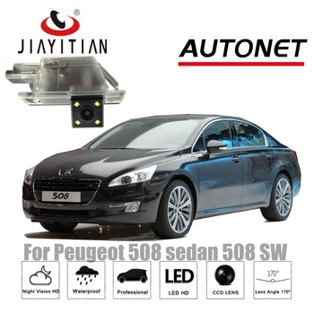 JiaYiTian parkovacia Kamera Pre Peugeot 508 sedan 508 SW 508 RXH 2011~2017 Nočné Videnie CCD/ Záložný Fotoaparát Parkovanie Pomoc