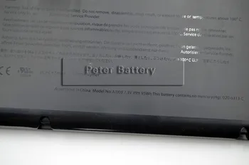 JIGU A1309 Pôvodné Notebook Batéria Pre APPLE MacBook Pro 17