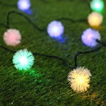 Jiguoor Púpava Loptu nepremokavé Vonkajšie Solárne String Rozprávkových Svetiel 5M 20 LED Loptu pre Domy Vianočné Záhrady Svadobné Party