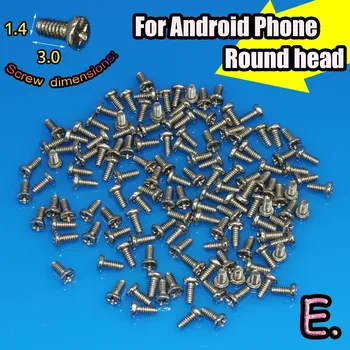 Jing Da Cheng s Plochou hlavou/roundhead Nové M1.4 Mobilný Telefón Skrutky, Nastavte pre Android Telefónu
