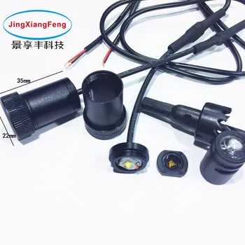 JingXiangFeng prípade Chevtole prípade Genesis 2 ks Led auto styling Logom Vitajte Svetla Dvere Projektor Laser Duch, Tieň, Žiarivka