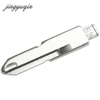 Jingyuqin 15pcs/veľa NE73 Tlačidlo Prázdna pre Peugeot 206 306 405 #53 Skladacie Flip Key Uncut Čepeľ Fob Náhradné