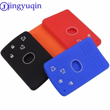 Jingyuqin Diaľkové Tlačidlo Silikónové Gumy Auto príveskom, Kryt Prípade, Peňaženky, Chrániče, Diaľkové Pre Mazda 5 6 8 M8 CX-7 A CX-9 Smart Key