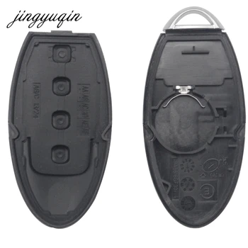 Jingyuqin Smart Card 3 4 Tlačidlo Diaľkové Tlačidlo púzdro Pre Nissan Sunny ALTIMA MAXIMÁ Murano Naopak Teana Sentra Infiniti G35 G37