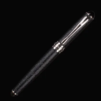 JINHAO X750 Povrch Drsný Čierny roll guľôčkové pero školského úradu, písanie, písacie guľôčkové pero darček k narodeninám, z luxusné značky