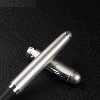 JINHAO X750 šampanské striebro študent office písanie gél perá výkonný luxusné školy kovové značky roller guličkové pero náplň