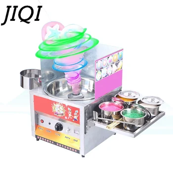 JIQI Obchodné fantázie plyn vata maker DIY sladký Kandizovaný cukor niť stroj nehrdzavejúcej ocele snack zariadení stánky kvet