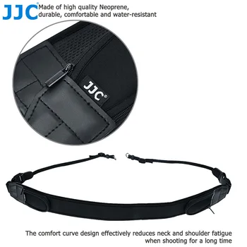 JJC Quick-Release Krk s Puzdro DSLR Široké Ramenné Popruhy Fotoaparát Krku Pás Pre Canon Nikon Pentax Sony