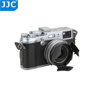 JJC Silver Black ABS Self-záchytné Automatické Otvorenie Blízkosti Auto Šošovky Pre Fujifilm FINEPIX X100 X100S X100T Fotoaparát