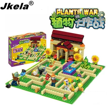 [Jkela] Nové rastliny vs zombie udrel hry hračky akcie hračka a čísla Stavebné kamene, Tehly Kompatibilné Legoing môj svet minecraft