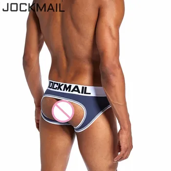 JOCKMAIL značky mens bielizeň nohavičky cueca Gay penis puzdro Stručný Bikini Push up sexy gay mužov nohavičky calzoncillos hombre jocks
