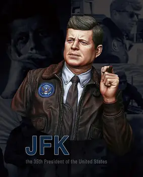 John F. Kennedy Údaje 35. Prezident Spojených Štátov 1/10 živice auta Obrázok Živice