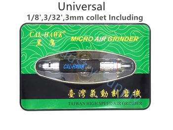 Jrealmer Vzduchu Micro brúska ceruzka Univerzálny Collets Cal-370a Die brúska tlak vzduchu mini brúska Pôvodné TaiWan