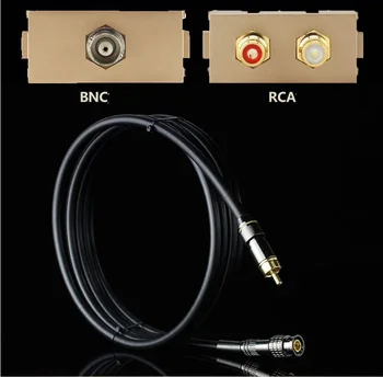 JSJ BNC RCA Video Kábel RCA Lotus Q9 hlavu Monitor BNC koaxiálny Videa linky