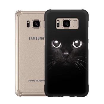 JURCHEN obal Pre Samsung Galaxy S8 Aktívne Silikónové puzdro Roztomilý Kreslený TPU Zadný Kryt Pre Samsung Galaxy S8 Aktívne puzdro Mäkké