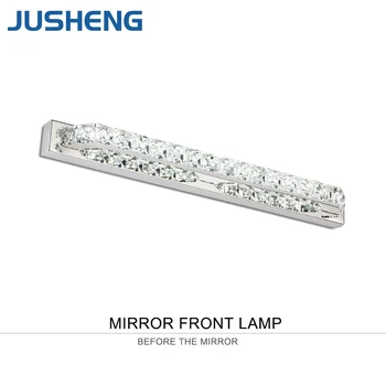 JUSHENG Luxusné Crystal Kúpeľňa Nástenné svietidlo 18W LED Zrkadlo Svietidlá Vnútorné 68 cm Dlhé, 100 - 220V AC