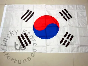 Južná Kórea vlajky Zástavy doprava Zadarmo 90*150 cm Visí Národnej vlajky Južná Kórea Domov Decorationbanner