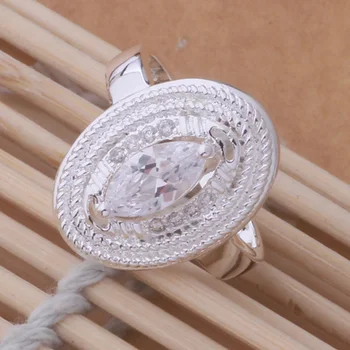 JZ-AR380 Hot 925 sterling silver ring,Veľkoobchod módne šperky, Hrbole oválny tanier /bghajxoa asjajjqa