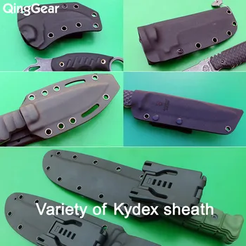 K100 Kydex prezervatívy pre DIY nôž plášť pevnou čepeľou noža časti