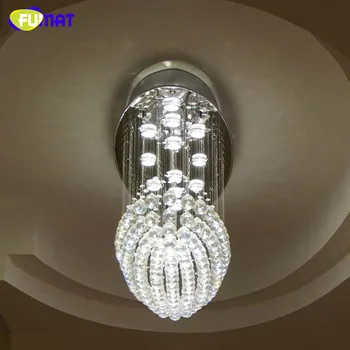 K9, Krištáľové Lustre, LED GU10 Chrome Oválne Svetlo Moderného Umenia Dekor Pozastavenie Osvetlenie Hotel Villa Visí Lampa