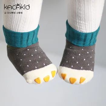 Kacakid 2017 Nové Super Roztomilý Paw Design Deti Baby Chlapci, Dievčatá Poschodí Proti Sklzu Ponožky Kolená Vysoké Ponožky